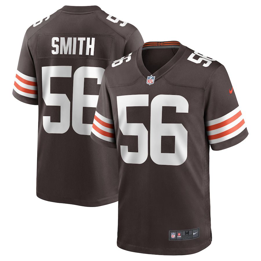 Men Cleveland Browns #56 Malcolm Smith Nike Brown Game NFL Jersey->cleveland browns->NFL Jersey